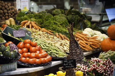 蔬菜摊,农产品市场,橙色,橙子,豆